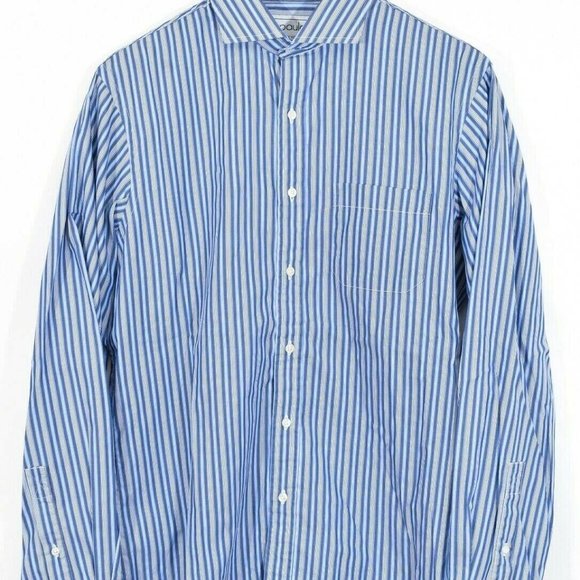 EPAULET New York Multi Stripe Button Shirt blu/wht - Picture 2 of 7